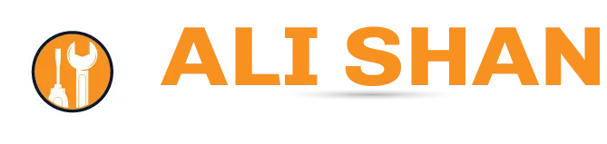 Ali Shan Tech White Logo